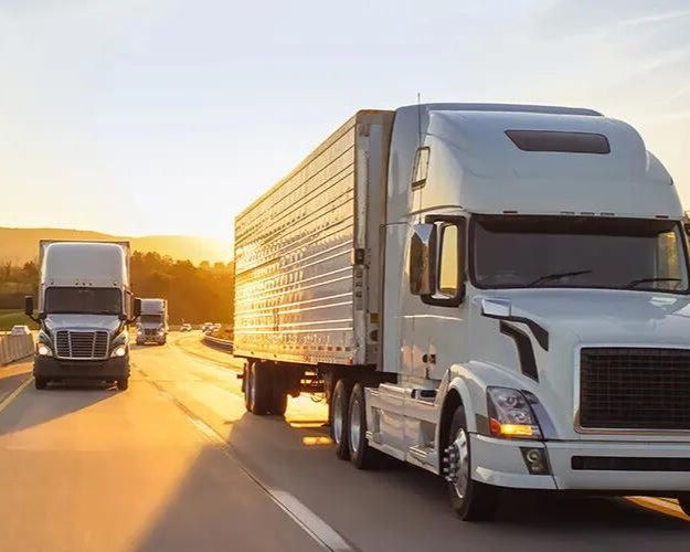 White Truck on the Road